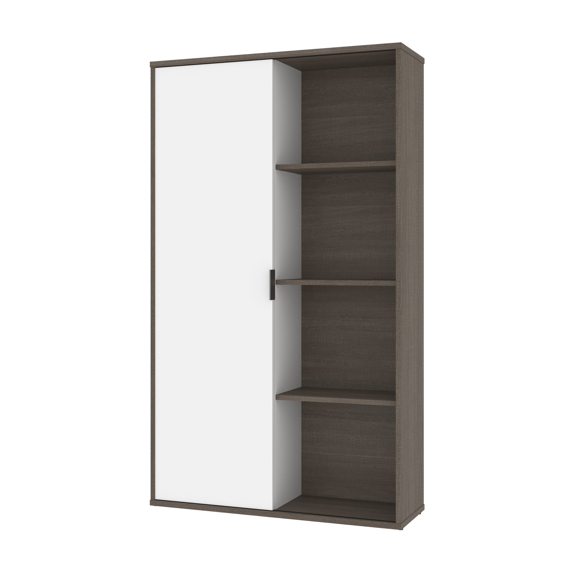 36W Closet Storage Cabinet in Bark Grey by Bestar