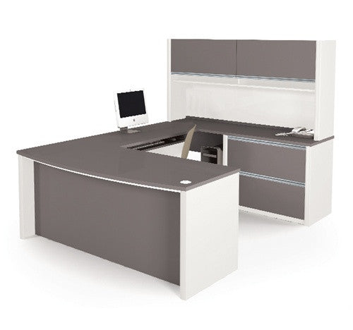 Home Office Desk with Hutch 14AZAA